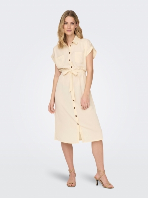 ONLHANNOVER S/S SHIRT DRESS NO Birch