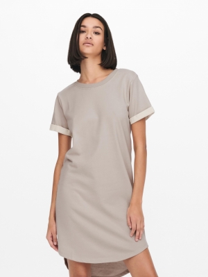 JDYIVY S/S DRESS JRS NOOS Chateau Gray