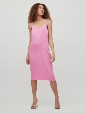 VIAMAZED S-L SLIP DRESS-SU Fuchsia Pink
