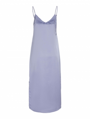 VIELLETTE SINGLET SATIN DRESS/ Sweet Lavender