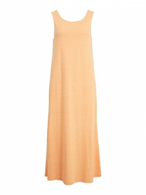 VILINNA S-L ANKLE DRESS Tangerine