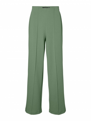 VMBECKY HR WIDE PULL ON PANT N Loden Frost