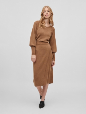 VIMARLA HW PENCIL KNIT SKIRT/S Toasted Coconut