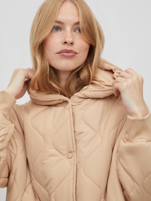 VITHORA L-S QUILTED JACKET-PB Sesame