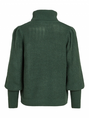 VILOU NEW ROLLNECK L-S KNIT TO Pineneedle