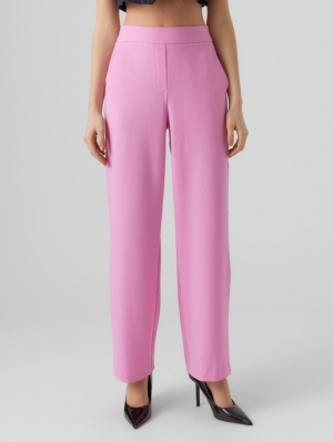 VMLISCOOKIE HR WIDE SOLID PANT Cyclamen