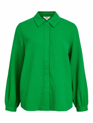 Objcarina l/s shirt 125 fern Green