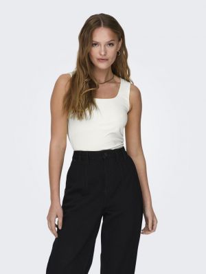 ONLEA S/L 2-WAYS FIT TOP JRS N Cloud Dancer