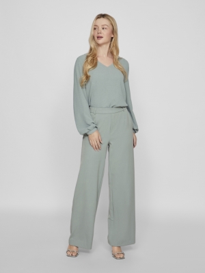 VIVARONE HW WIDE PANT - NOOS Chinois Green