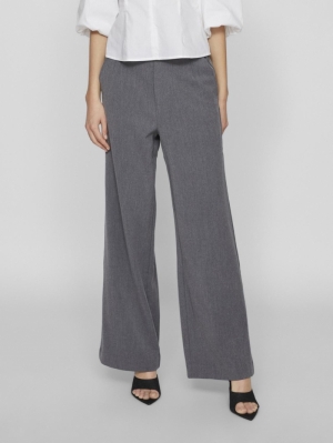 VIVARONE HW WIDE PANT - NOOS Medium Grey Mel