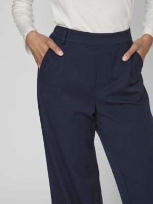 VIVARONE HW WIDE PANT - NOOS Navy Blazer