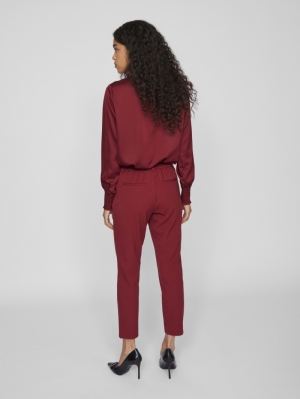 VIVARONE HW SLIM PANT - NOOS Cabernet