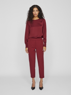 VIVARONE HW SLIM PANT - NOOS Cabernet