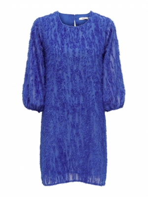 JDYKING 3/4 SHORT DRESS WVN Dazzling Blue