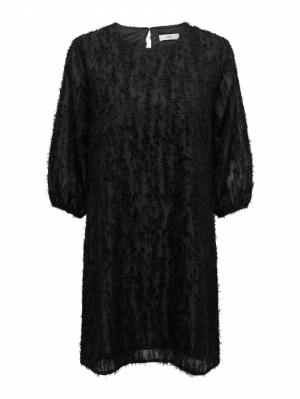 JDYKING 3/4 SHORT DRESS WVN Black