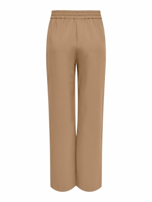 ONLMILIAN MW WIDE PULL-UP PANT Tannin