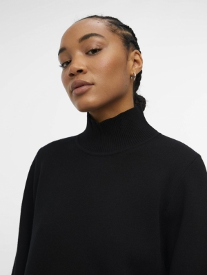 OBJREYNARD SQUARE SLEEVE PULLO Black