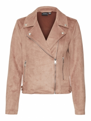 VMJOSE SHORT FAUX SUEDE JACKET Clove