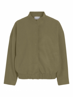 VISILLE OVERSIZE BOMBER JACKET Gothic Olive