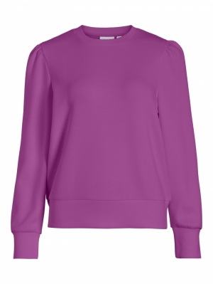VIPUFFY O-NECK L/S SWEAT/LC Cattleya Orchid