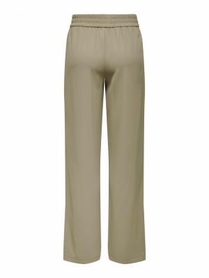 ONLLUCY-LAURA MW WIDE PIN PANT Weathered Teak