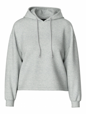 PCCHILLI LS HOODIE NOOS BC Light Grey Mela