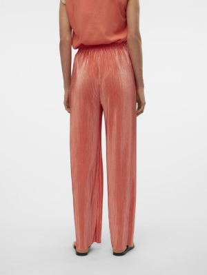 VMMUVI HW WIDE PANT JRS BTQ Burnt Sienna