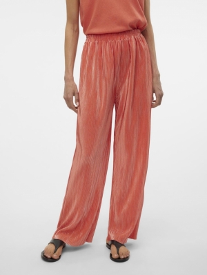 VMMUVI HW WIDE PANT JRS BTQ Burnt Sienna