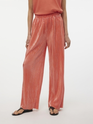 VMMUVI HW WIDE PANT JRS BTQ Burnt Sienna