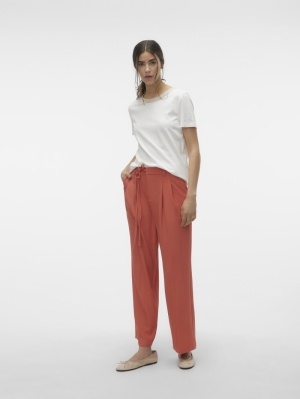 VMKRISTEL HW WIDE PANT Burnt Sienna