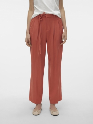 VMKRISTEL HW WIDE PANT Burnt Sienna