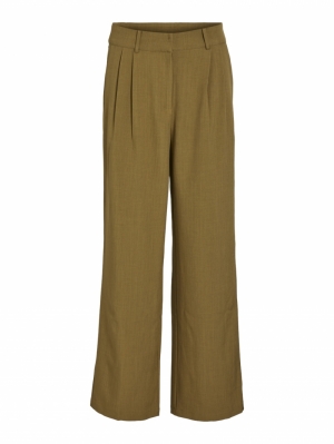 VISELMA ISLA HW PLEATED PANTS Gothic Olive