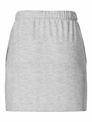 PCCHILLI SUMMER SHORT SKIRT NO Light Grey Mela