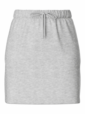 PCCHILLI SUMMER SHORT SKIRT NO Light Grey Mela