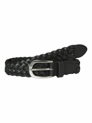 VMALICE LEATHER BELT NOOS Black/Silver