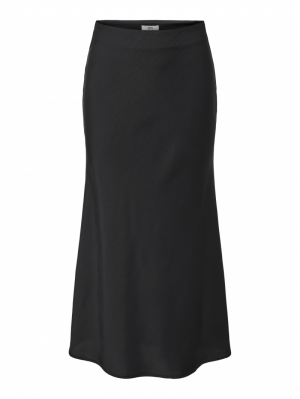 JDYURBA MW SKIRT WVN Black