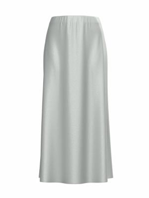 VILISA HW MIDI SKIRT Silver