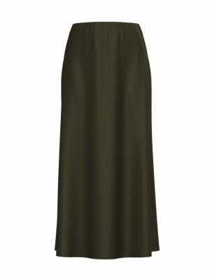 VILISA HW MIDI SKIRT Gothic Olive