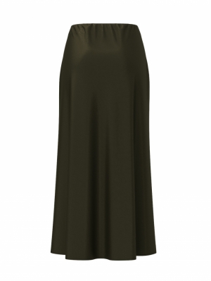 VILISA HW MIDI SKIRT Gothic Olive