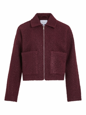 VIJADAS ZIPPER JACKET Cabernet