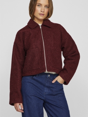 VIJADAS ZIPPER JACKET Cabernet