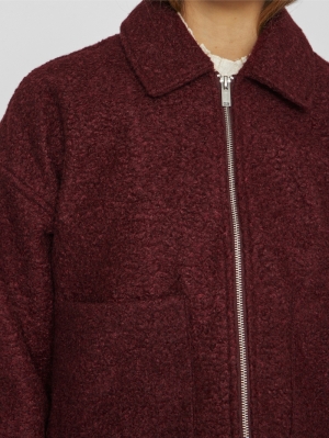 VIJADAS ZIPPER JACKET Cabernet