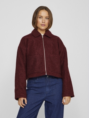 VIJADAS ZIPPER JACKET Cabernet