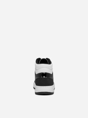 ONLSWIFT-2 PU HIGH TOP SNEAKER White/W BLACK