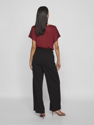 VICLUA HW WIDE PANTS-NOOS Black Beauty