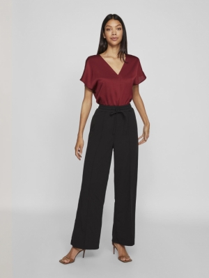 VICLUA HW WIDE PANTS-NOOS Black Beauty