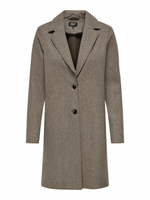 ONLCARRIE BONDED COAT OTW NOOS Caribou/MELANGE