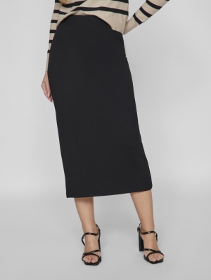 VIREFLECTI HW MIDI SKIRT Black Beauty