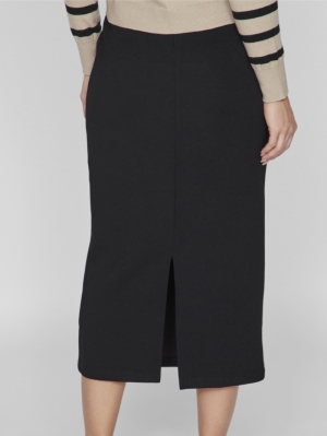 VIREFLECTI HW MIDI SKIRT Black Beauty