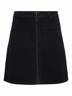 OBJYRGA DNM HW RE SKIRT 134 Black Denim